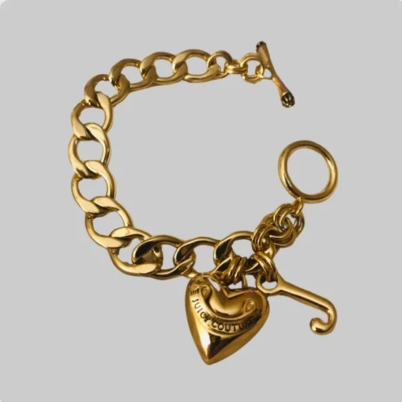 ‼️💥PRICE DROP ☄️ Juicy Couture Gold Tone Starter Bracelet - Picture 3 of 9